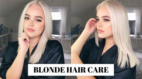 How To Keep Bleach Blonde Hair Healthy Updated Hair Care Routine Cassidysecrets Youtube