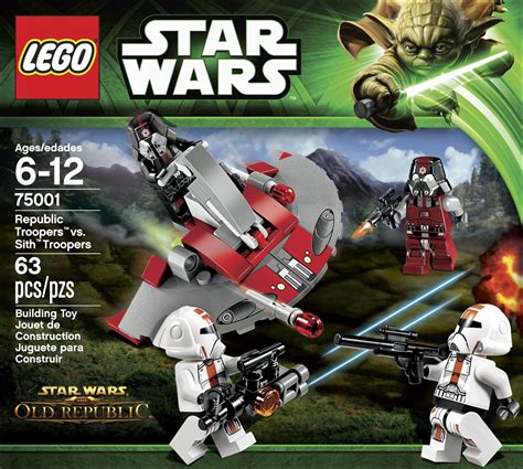 75001 Republic Troopers Vs Sith Troopers Lego Star Wars Battle Pack