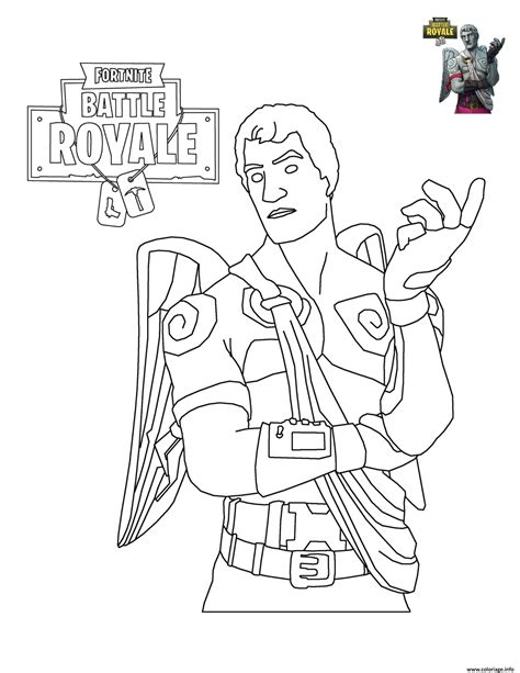 Spring coloring pages bear coloring pages coloring pages to print free printable coloring pages coloring pages for kids coloring sheets coloring books dora coloring minecraft drawings. Coloriage Fortnite Battle Royale Personnage 6 Dessin Fortnite à imprimer