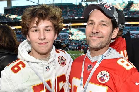 Paul Rudd And Son Jack Sound Alike As They Celebrate Chiefs Win Photos