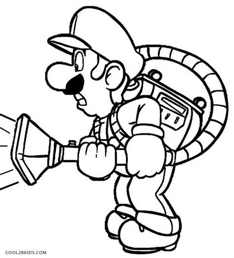Printable Luigi Coloring Pages For Kids | Cool2bKids #