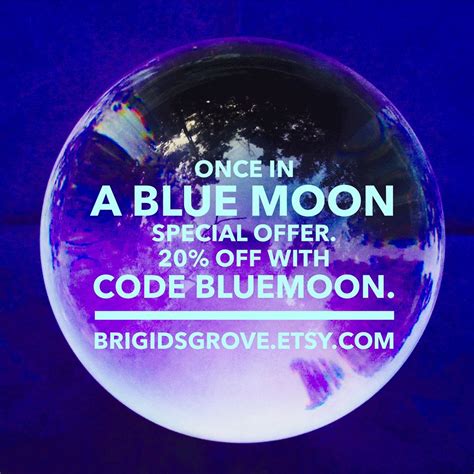Once In A Blue Moon Special Offer Brigids Grove