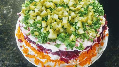 Russian Shuba Salad 🥗 Cake 🍰 Vegan And Raw Recipes For Families And Kids