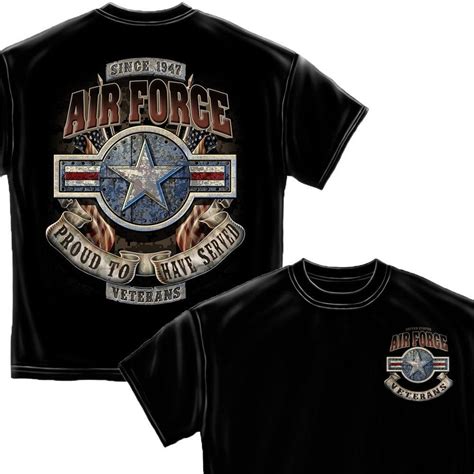 Air Force Veteran T Shirt Military Republic