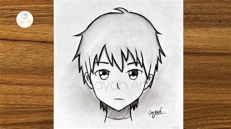 How To Draw Anime Boy Easy Anime Drawing Easy Drawings Step By