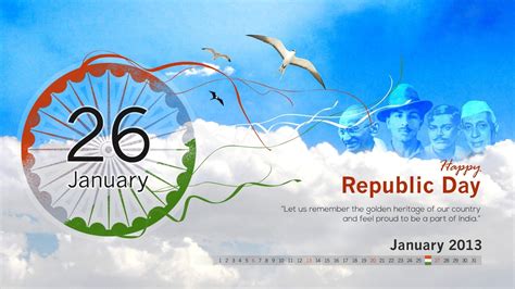 26 January Republic Day Background Wallpaper 12040 Baltana