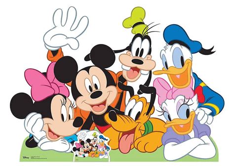 Mickey Mouse En Vrienden Lifesize Kartonnen Cutout Standee Standup