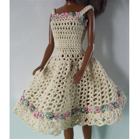 Keira Dress For Barbie Crochet Barbie Patterns Crochet Doll Clothes