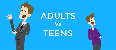Infographic On Adults Vs Teens Social Media Web Theoria™