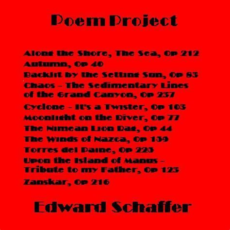 Edward Schaffer Tone Poem Project 1 Jamendo Music Download Di