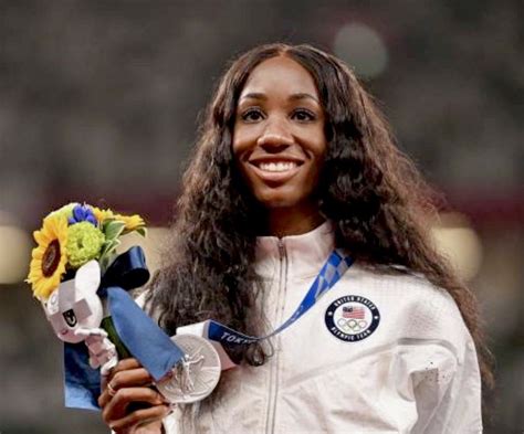 Kendra “keni” Harrison Usa Track And Field Silver Medal In Womens 100m Hurdles 20202021