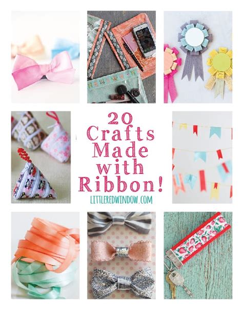 20 Crafts Made With Ribbon Little Red Window