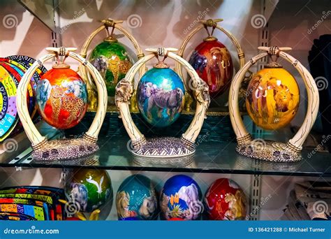 African Curios In An Up Market Retail Shop Editorial Stock Photo
