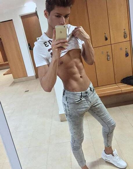 Youngster Abs Showing Selfie Super Skinny Jeans Men Skinny Jeans