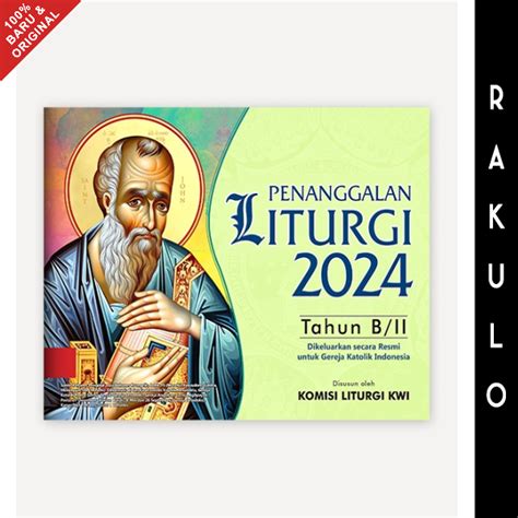 Jual Buku Penanggalan Liturgi 2024 Komisi Liturgi Kwi Kalender