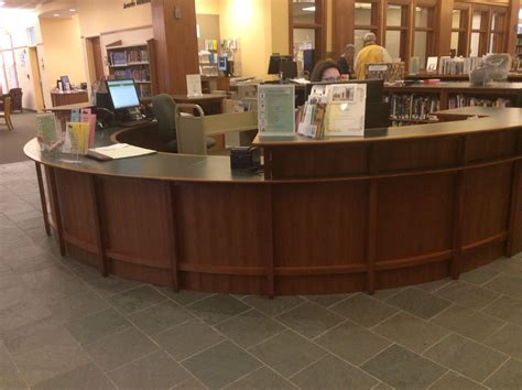Circulation Desk Sargeant Library Boxborough Library Interior