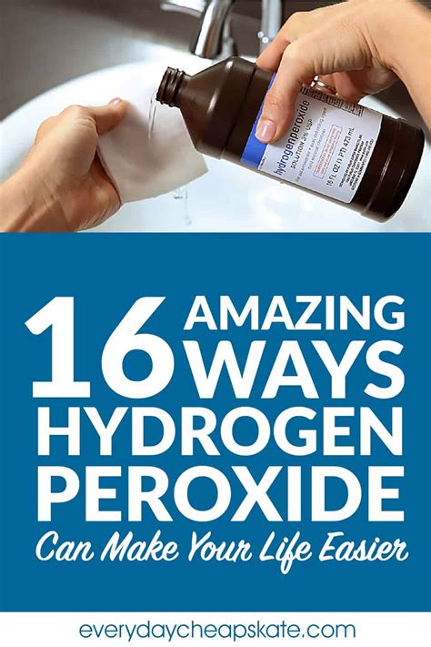 24 Hydrogen Peroxide Cleaning Uses • Everyday Cheapskate