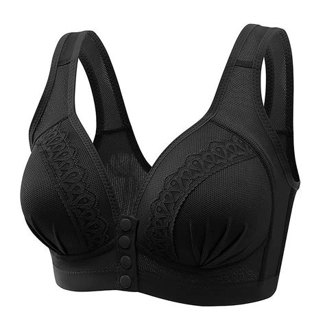 Ddapj Pyju Front Closure Bra For Women 2023full Coverage Wirefree Lace