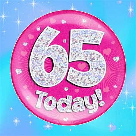 Age 65 Birthday Party Decorations Pink Bunting And Banners Etsy