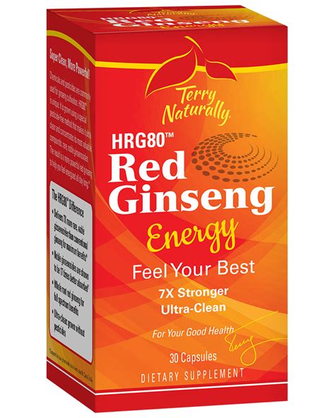 terry naturally red ginseng hrg80™ energy — the organic market