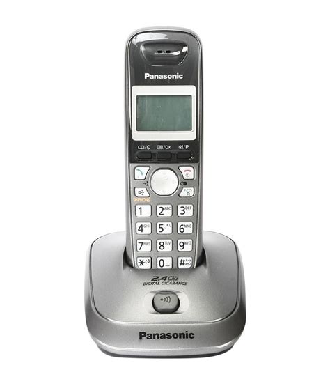 Buy Panasonic Kxtg 3551 Cordless Landline Phone Metallic Grey Online