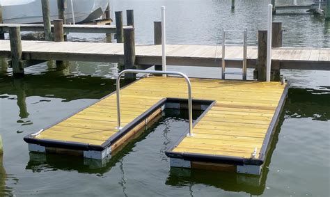10 X 13 Slot Dock A Custom Floating Dock Builder Annapolis Md