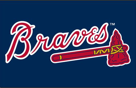 Atlanta Braves Primary Dark Logo National League Nl Chris Creamer