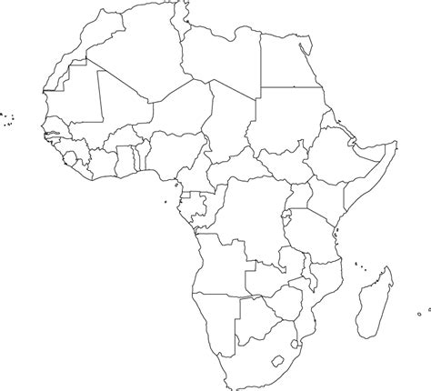Outline Map Of Africa / Outline Base Maps : South africa map rough outline against the backdrop ...