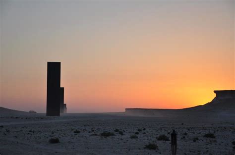 Richard Serra Unveils Sculpture In Qatar Desert“east Westwest East