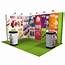 3m X 4m Linked Pop Up Display Stand L Shaped  Reflex Exhibitions
