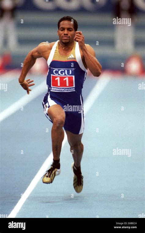 Ato Boldon In Action In The Mens 60m Hi Res Stock Photography And