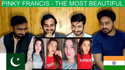 Pakistani Reaction On Pinky Francis The Most Beautiful Girl On Tiktok Pak Review S Youtube