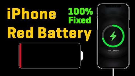 🔴 Iphone Not Turning On Stuck On Red Battery Screen Fix It At Home 🔧