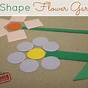 Flower Garden Shapes Worksheet
