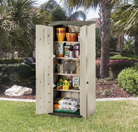 Lifetime brand plastic or resin shed kits come in a full range of sizes. Rubbermaid Plastic Vertical Outdoor Storage Shed Only $119 (Reg. $249.99!) + Free Shipping!