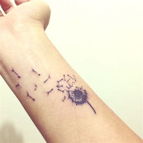 Wishes Tattoo Dandelion Tattoos Pinterest