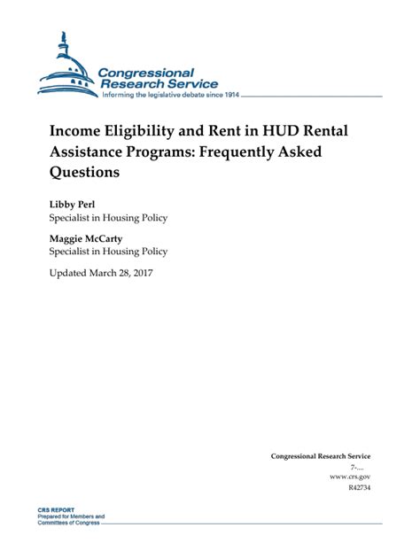 Income Eligibility And Rent In Hud Rental Assistance Programs