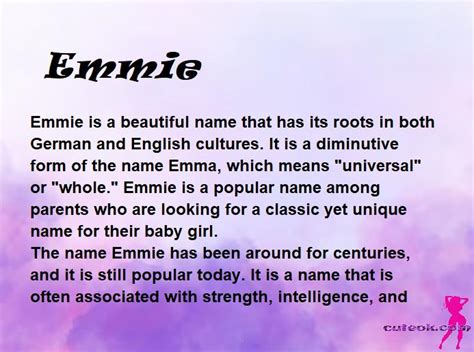Meaning Of The Name Emmie