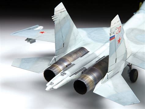 Russian Sukhoi Su27 Ub Flanker C Combat Trainer Aircraft 172 Zvezda