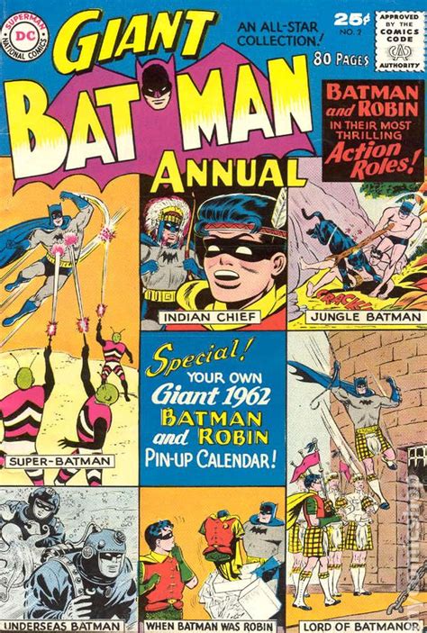 Batman 1940 Annual Comic Books 1960 1969