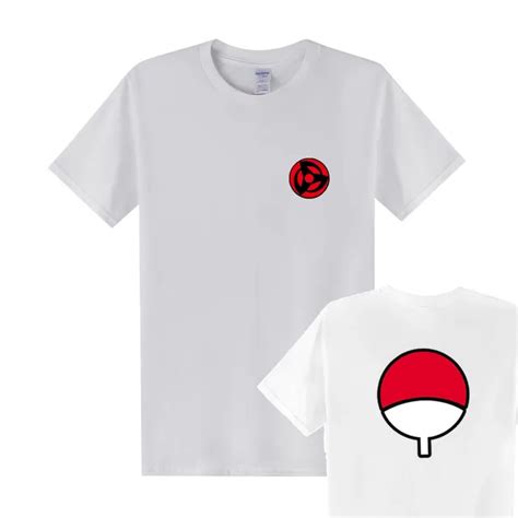 The Uchiha Clan T Shirt Men Anime Naruto T Shirts 2016 New Summer Short
