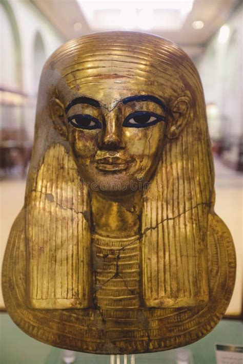 Golden Mask Of Ancient Egyptian Pharaoh Tutankhamun In The Cairo Egyptian Museum The Oldest