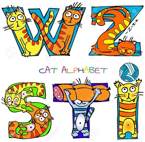cat alphabet i s t w z , #ad, #cat, #alphabet | Alphabet illustration, Alphabet, Cats