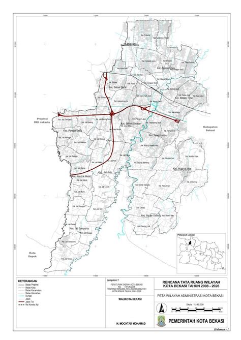 Pdf Peta Wilayah Administrasi Bekasi Dokumen Tips