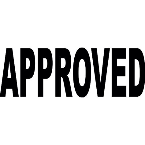 Approved Stamp Mark Documents With Rubber Approved Stamp