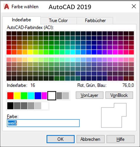 Solved Index Colour Vs True Colour Autocad 2019 And 20121