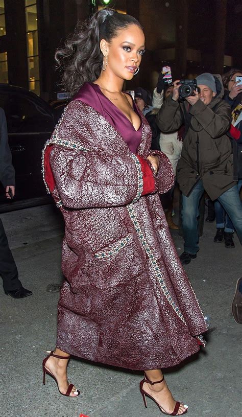 A Rundown Of Rihannas Shaggiest Coat Collection Fashion Fashion