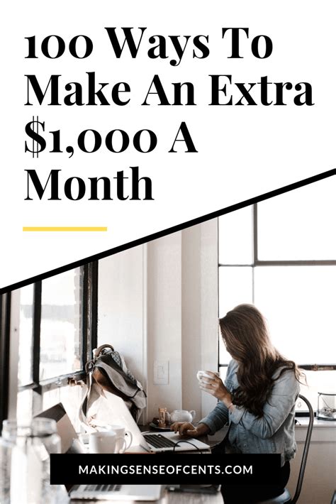 Ways To Make An Extra 1000 A Month How To Make 1000 A Month