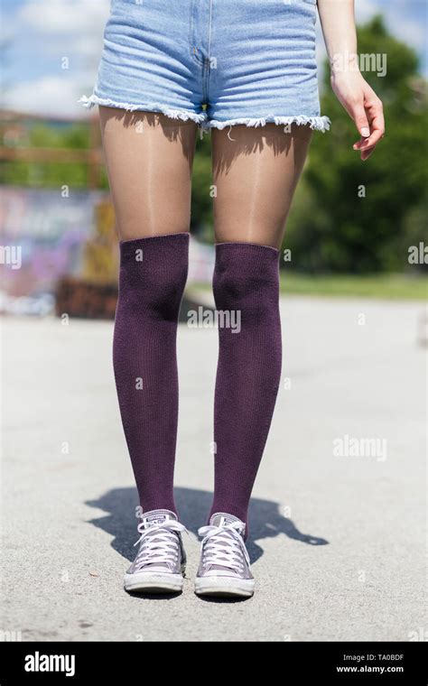 Knee Socks Hi Res Stock Photography And Images Alamy