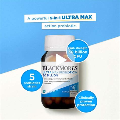 Buy Ultra Max Probiotics 30 Billion Online At Blackmores Sg